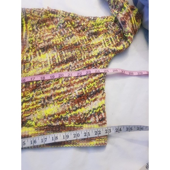 Silence Noise Womens Sweater Size Small Slouchy Chenille Crop Comfy Soft Boxy - Picture 9 of 12